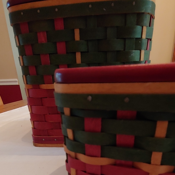 Longaberger Holiday Hearth Basket Set - Picture 7 of 8